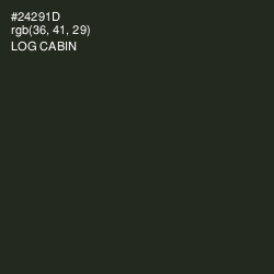 #24291D - Log Cabin Color Image